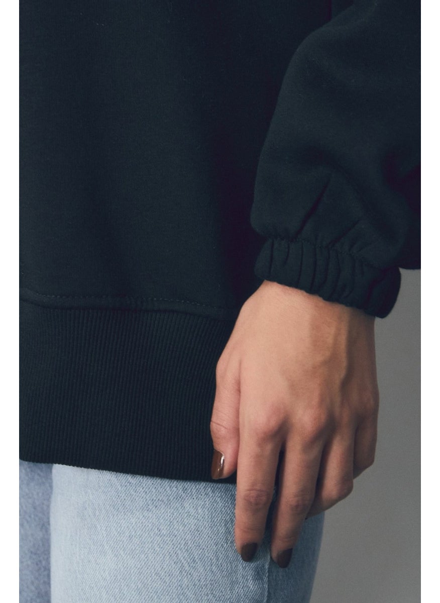 Basic Crew Neck Oversize Sweatshirt