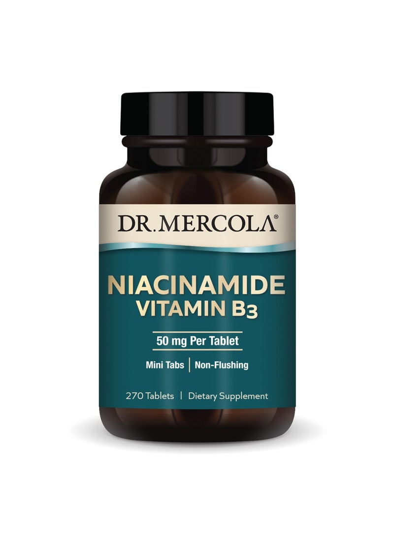 Niacinamide vitamin b3 50 mg per tablet mini tabs |  non-flushing, 270 tablets | dietary supplement