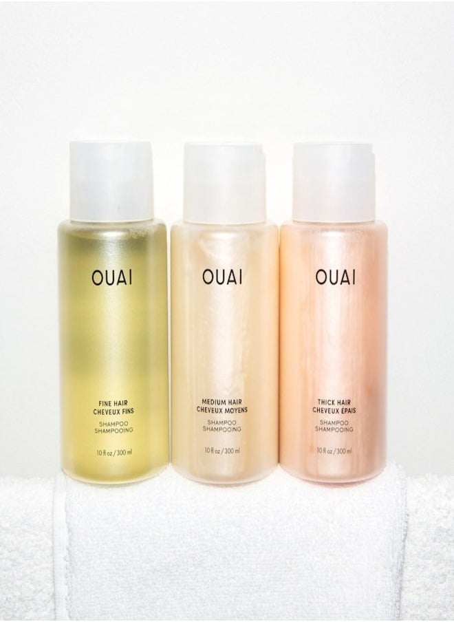 OUAI Medium Hair Shampoo - Hydrating & Nourishing Formula for Medium Hair - 300ml