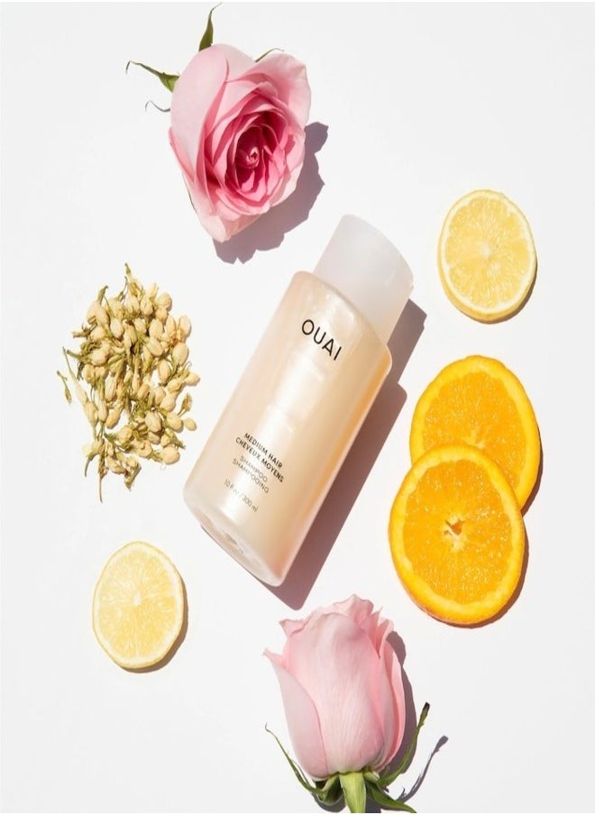 OUAI Medium Hair Shampoo - Hydrating & Nourishing Formula for Medium Hair - 300ml