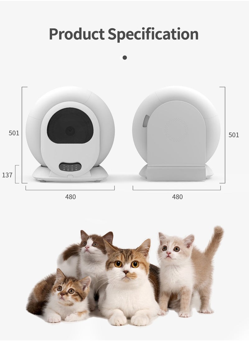 Automatic Cat Litter Box Self Cleaning Cat Litter Box Capacity Smart Cat Litter Box for Multiple Cats