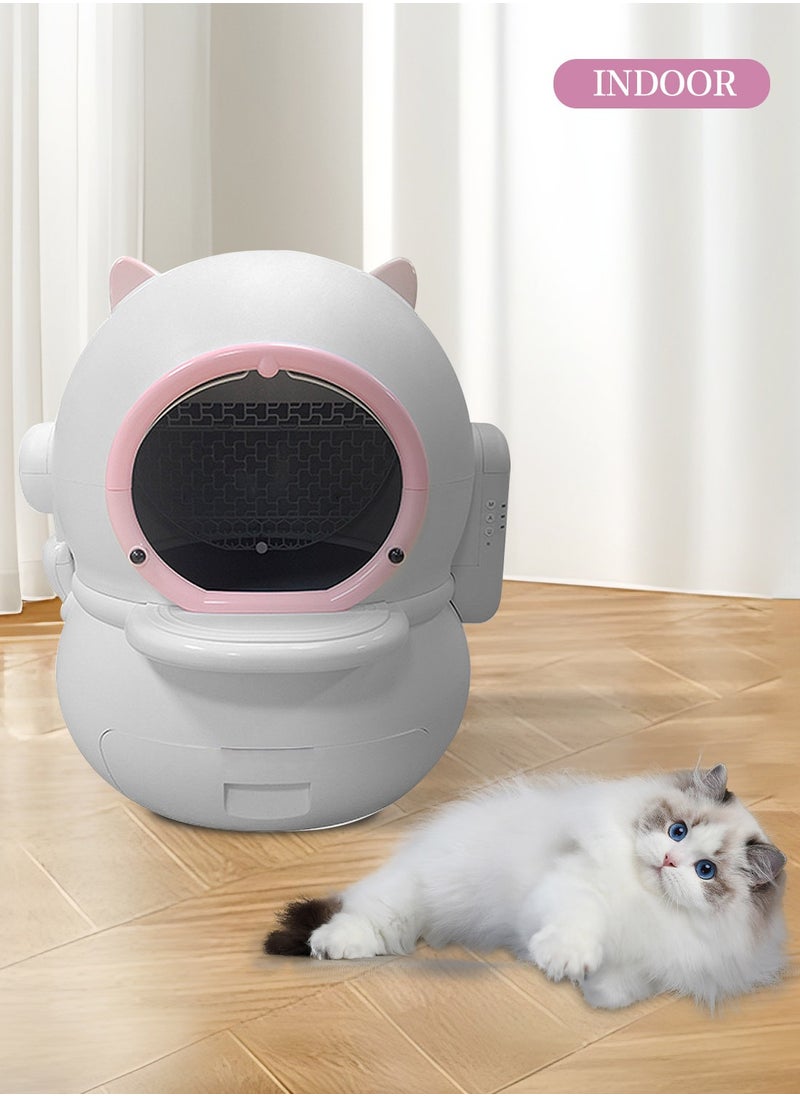 Intelligent Cat Litter Pan Large Capacity Automatic Cat Litter Box Closed Deodorising Cat Litter Box ﻿