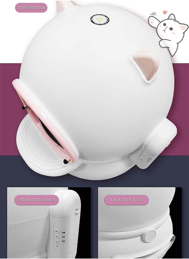 Intelligent Cat Litter Pan Large Capacity Automatic Cat Litter Box Closed Deodorising Cat Litter Box ﻿