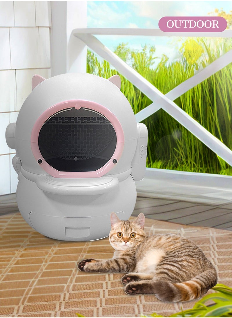 Intelligent Cat Litter Pan Large Capacity Automatic Cat Litter Box Closed Deodorising Cat Litter Box ﻿