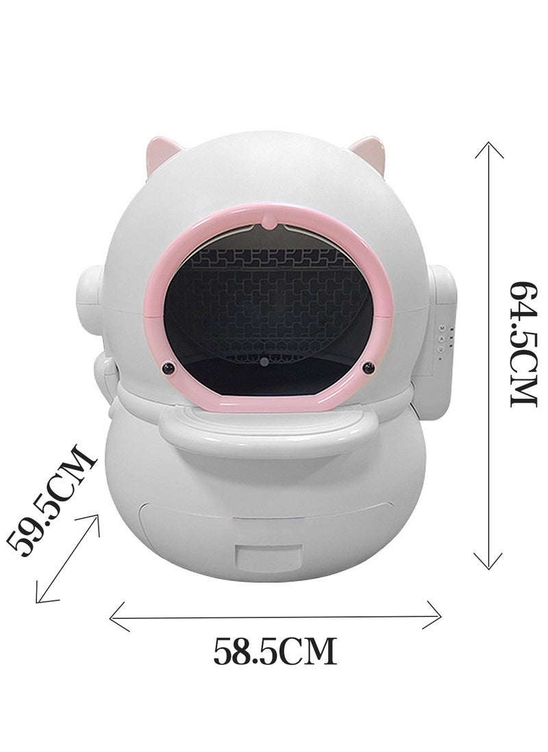 Intelligent Cat Litter Pan Large Capacity Automatic Cat Litter Box Closed Deodorising Cat Litter Box ﻿