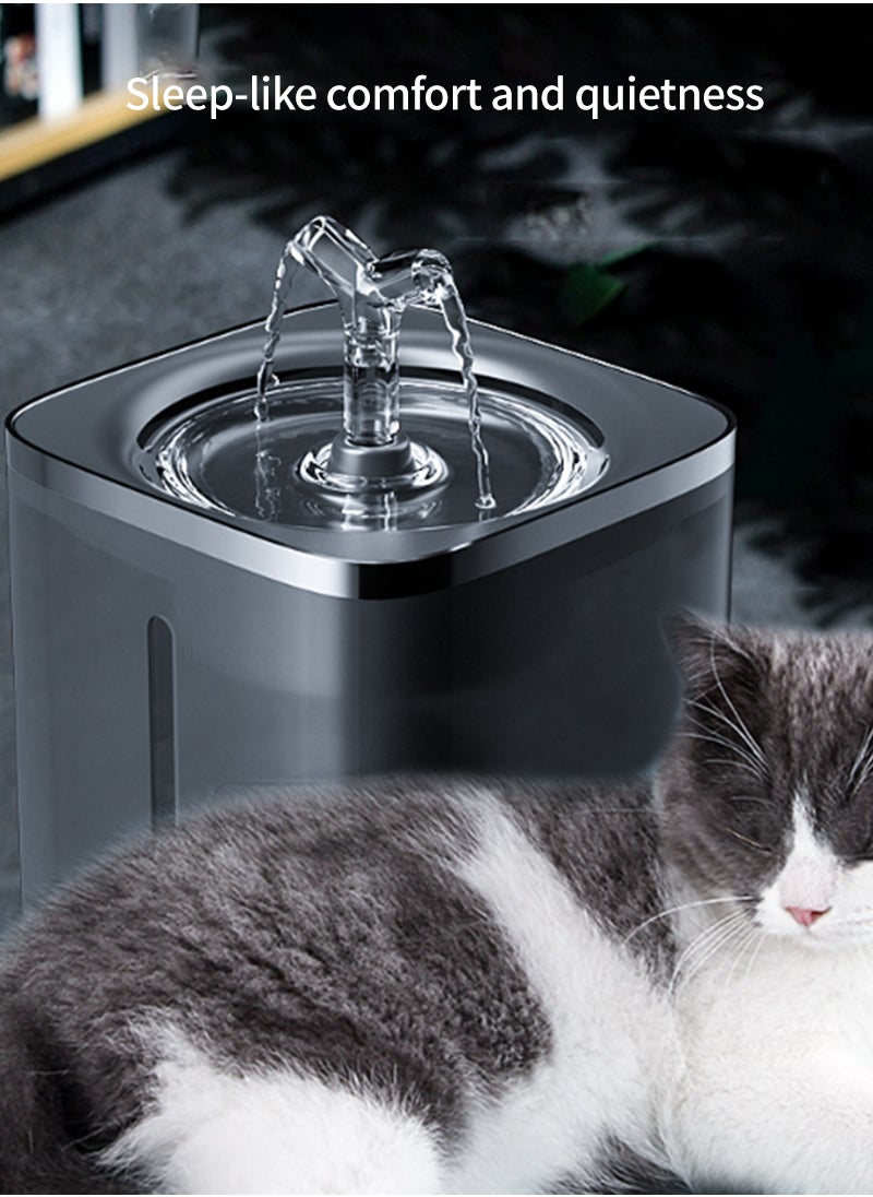 Pet Water Fountain Automatic Water Drinking Fountain 2L Cat Dog Water Dispenser Drinking Bowl