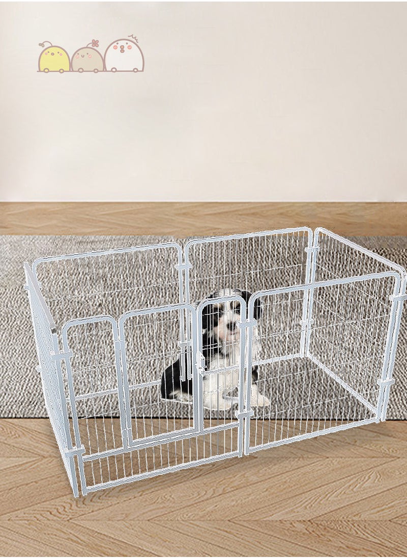 Dog Cage Dog Fence Home Indoor Medium and Large Dog Cage Pet Fence Free Combination with Isolation Door