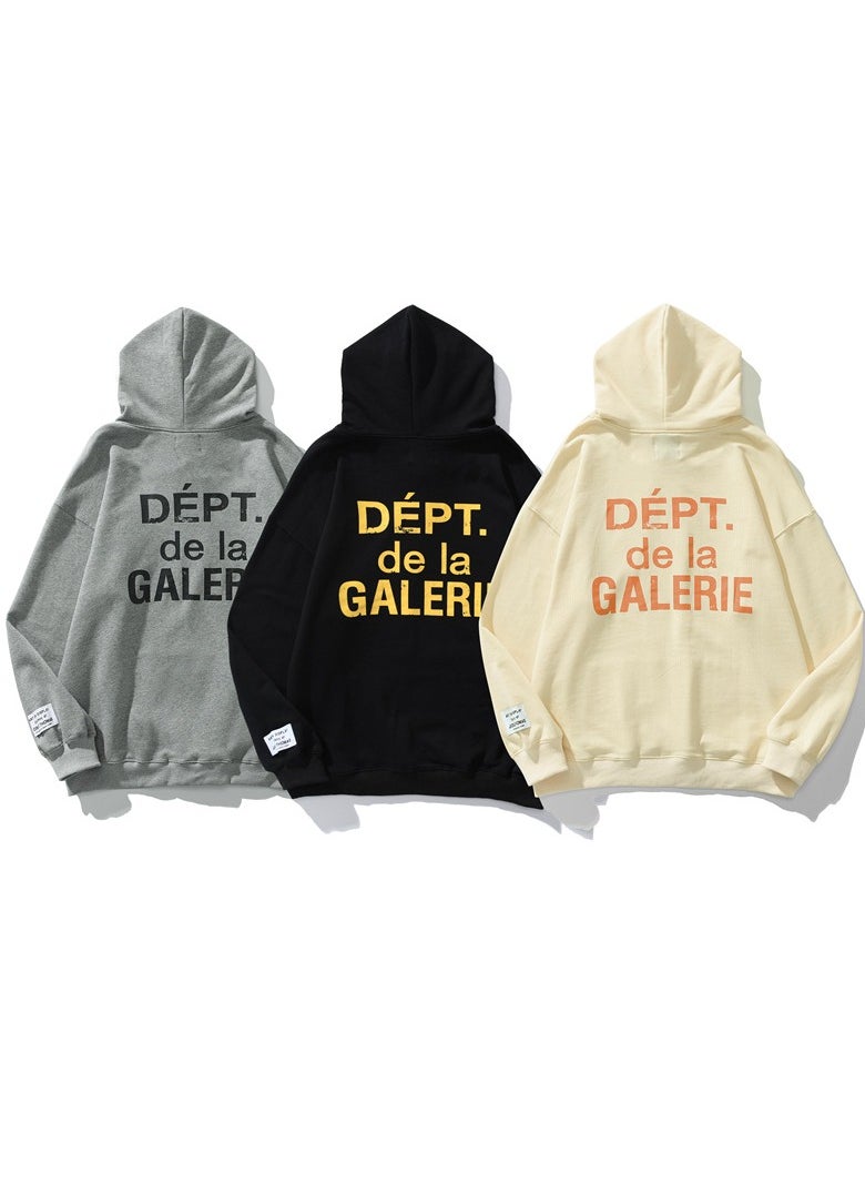 Autumn/Winter Printed Hip Hop Couple's Casual Hoodie