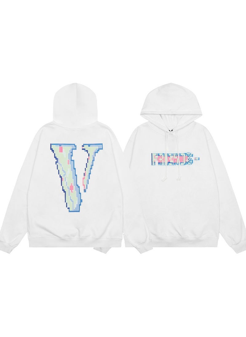 Cherry Blossom Petal Printed Hoodie