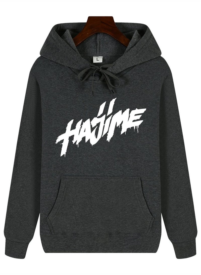 New Fashionable Letter Printed Personalized Casual Hoodie