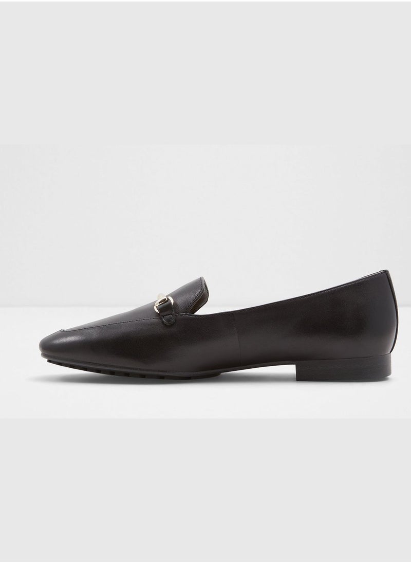 Harriot Metal Accent Pointed Toe Loafers-Flex Collections