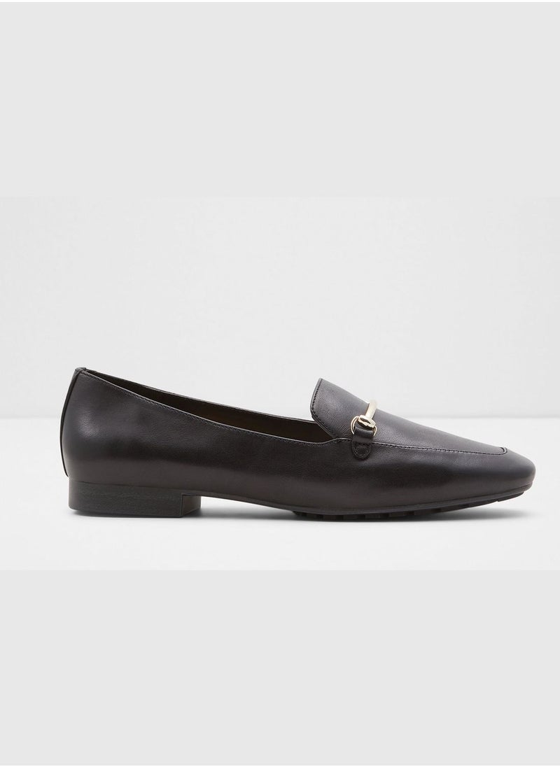 Harriot Metal Accent Pointed Toe Loafers-Flex Collections