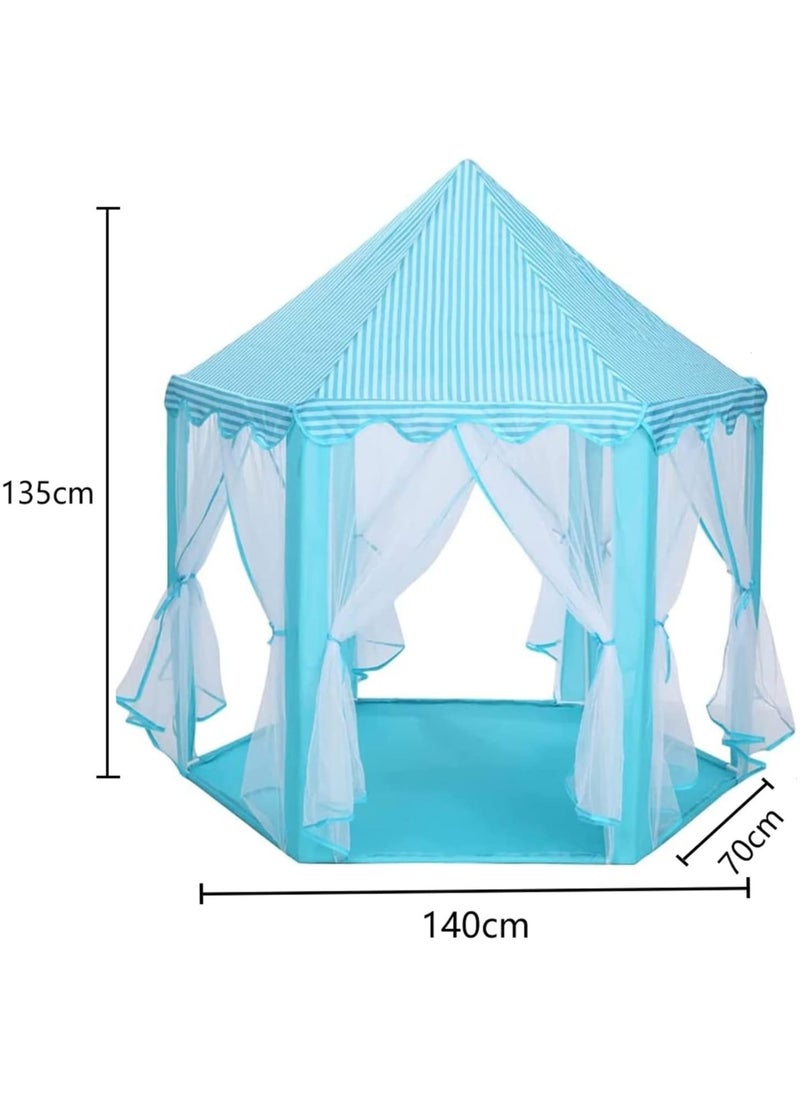 Children's Princess Castle, Children's Tent, Children's Corner Tents for Indoor and Outdoor Use, Carry Bag, Baby Birthday Gift, Playhouse, Puzzle Game (Multicolour)