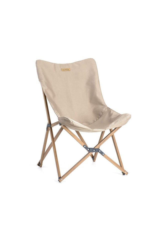 Mw01 Outdoor Folding Chair | Compact Portable Camp Chair | Durable Aluminum Frame, Oxford 600D Fabric, Lightweight Design | Khaki