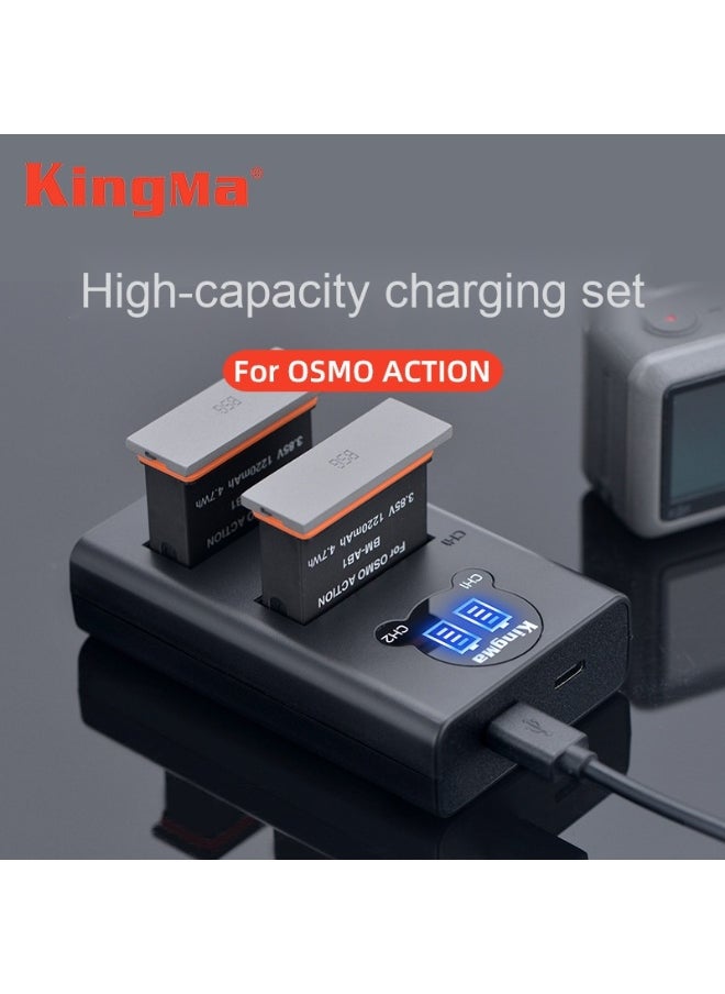 Charger Compatible with DJI Osmo Action Accessories