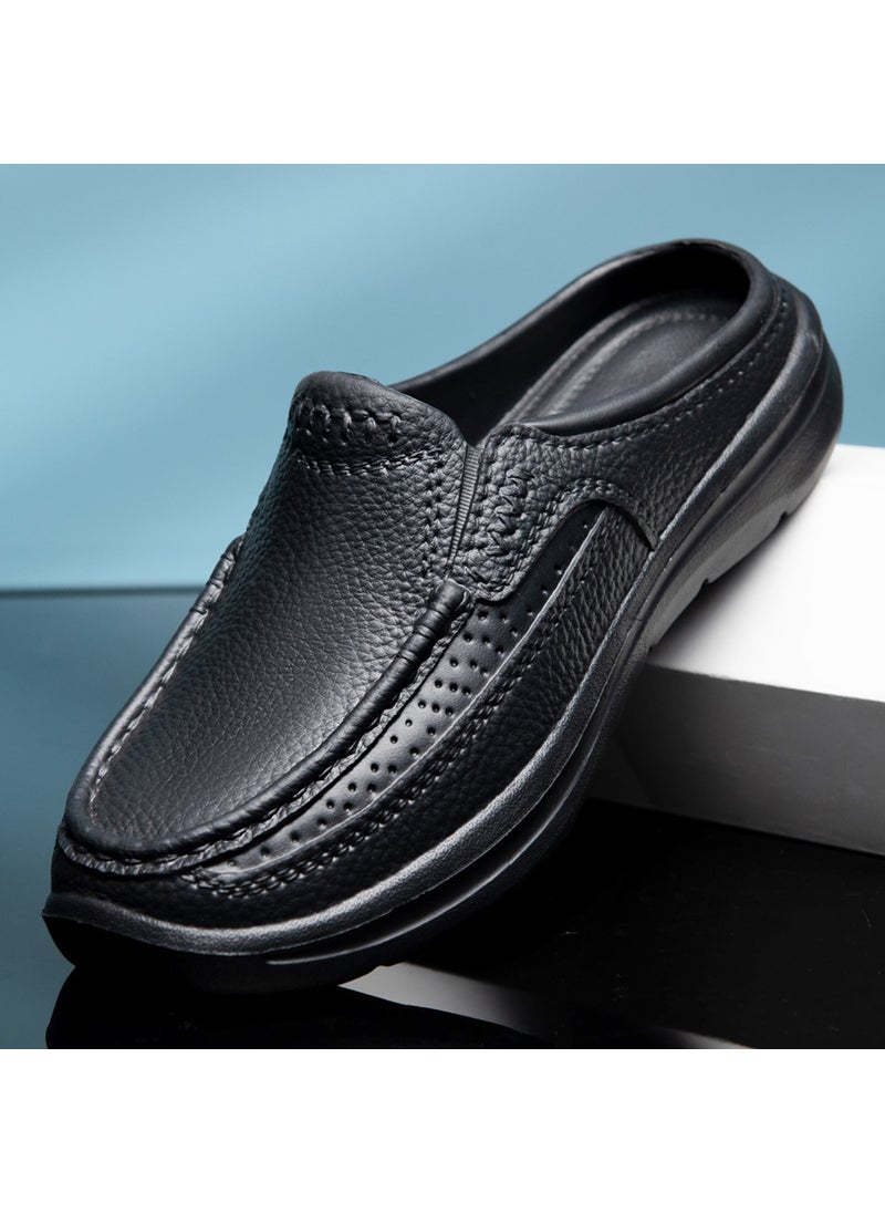 Summer Slip-on Casual Mens Shoes Size 46X21 Black X21 Black