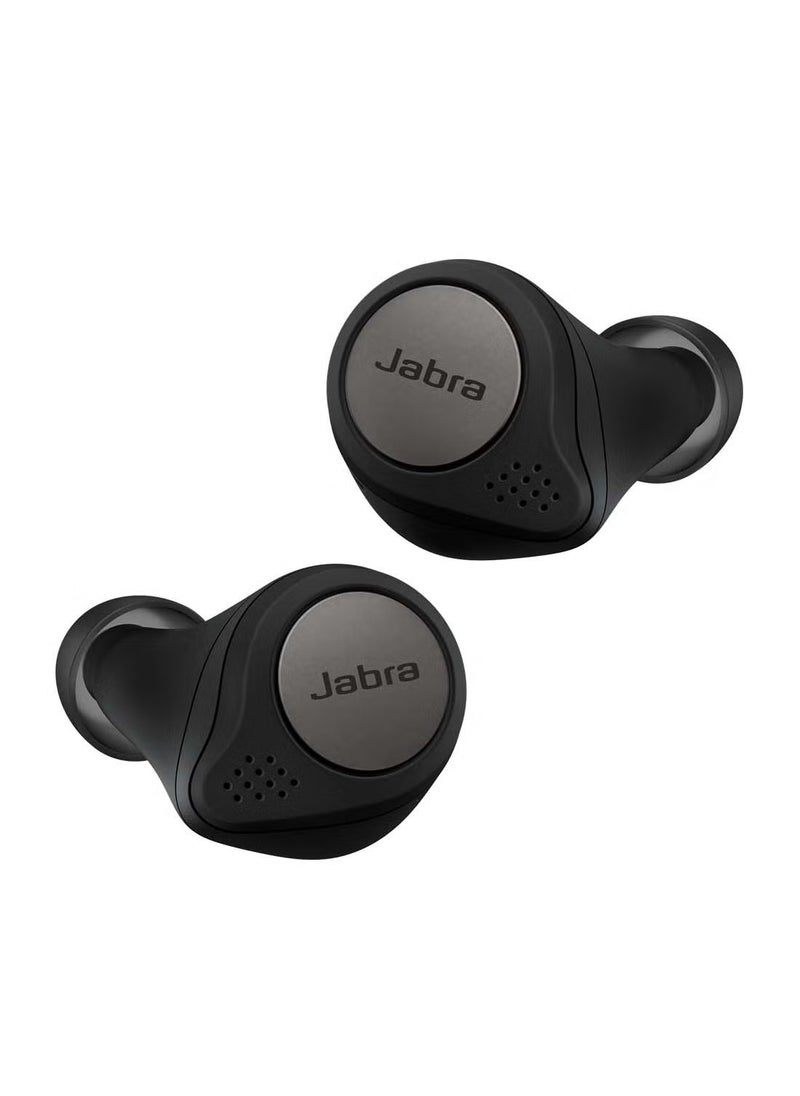 Elite Active 75t Earbuds – Active Noise Cancelling True Wireless Sports Earphones with Long Battery Life for Calls and Music – Titanium Black