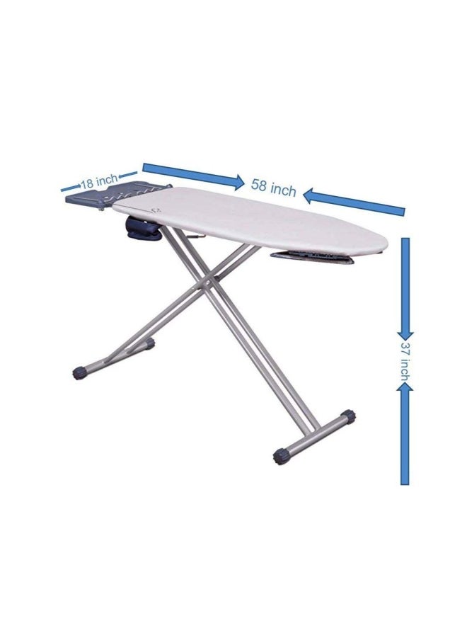 Extra-Wide Ironing Pro Board With Shoulder Wing Folding 8 Feature With  Extra Cover