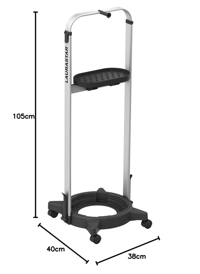 Steam Cart 40Cm X 10 5Cm X 105Cm Clever Accessory For Steaming Optimal Stability Height Adjustable Integrated Wheels Foldable Suitable For   Lift Lift Plus Lift Xtra