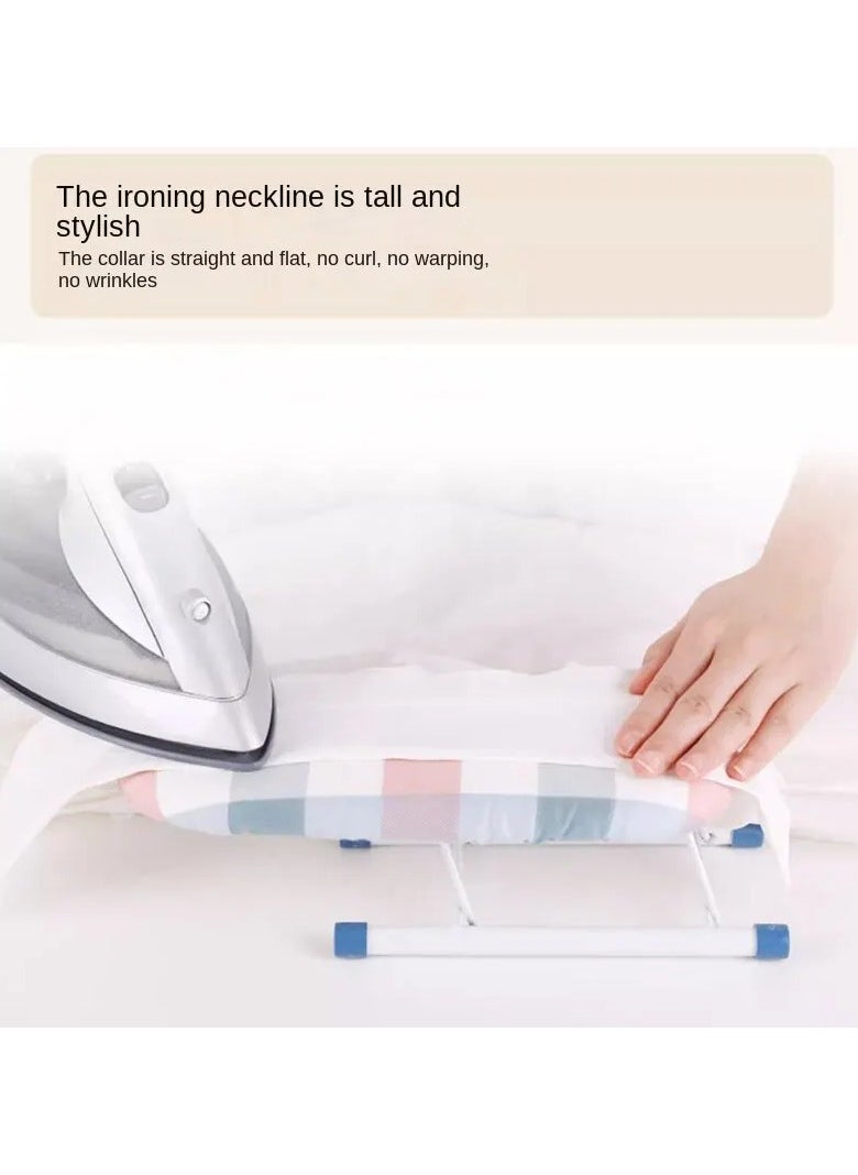 Portable Mini Ironing Board with Sleeve Attachment and Heat-Resistant Pad for Clothes and Shirts