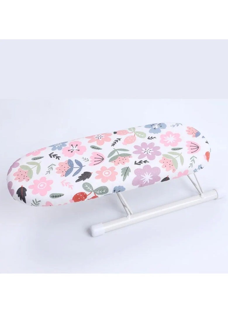 Portable Mini Ironing Board with Sleeve Attachment and Heat-Resistant Pad for Clothes and Shirts