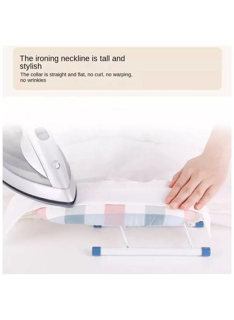 Portable Mini Ironing Board with Sleeve Attachment and Heat-Resistant Pad for Clothes and Shirts