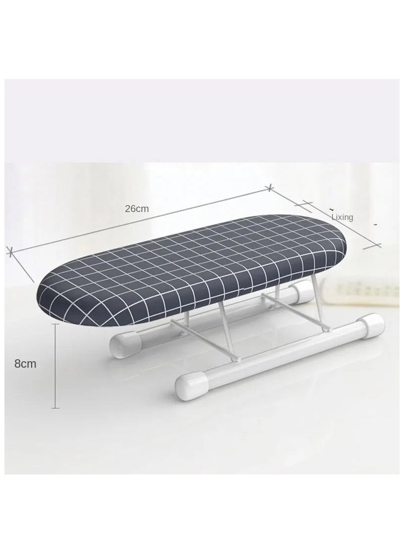 Portable Mini Ironing Board with Sleeve Attachment and Heat-Resistant Pad for Clothes and Shirts