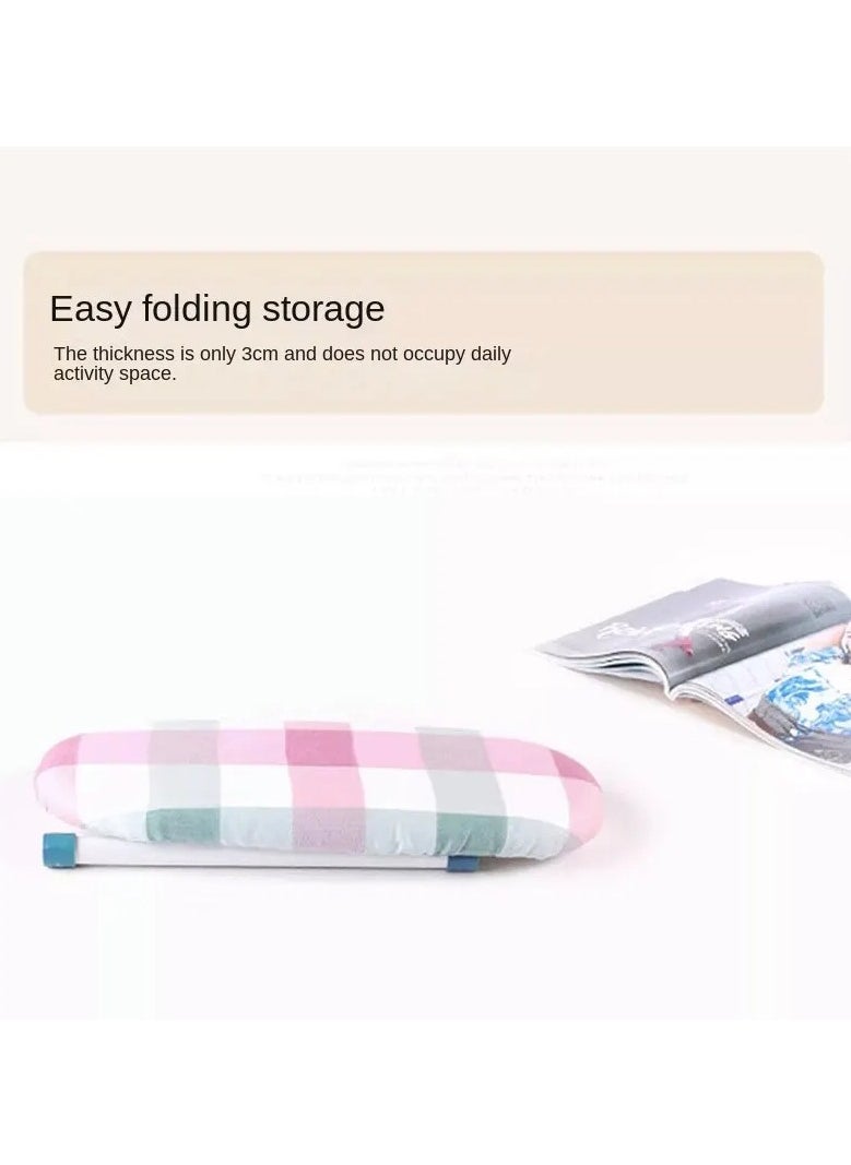 Portable Mini Ironing Board with Sleeve Attachment and Heat-Resistant Pad for Clothes and Shirts