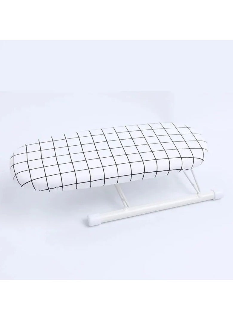 Portable Mini Ironing Board with Sleeve Attachment and Heat-Resistant Pad for Clothes and Shirts