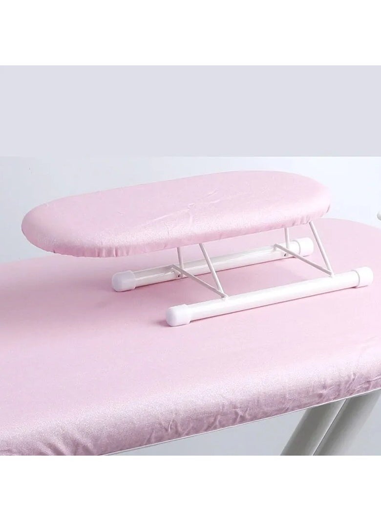 Portable Mini Ironing Board with Sleeve Attachment and Heat-Resistant Pad for Clothes and Shirts