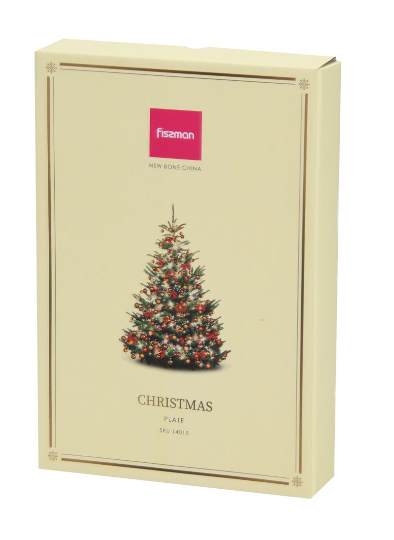 Oval Plate Christmas, 30cm, New Bone China Christmas Holiday Season Collection Dinnerware