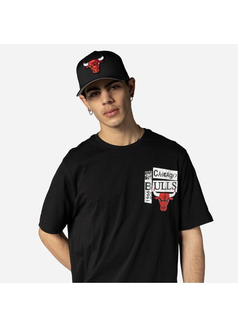 Chicago Bulls Newspaper Graphic T-Shirt