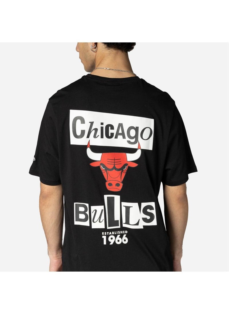 Chicago Bulls Newspaper Graphic T-Shirt