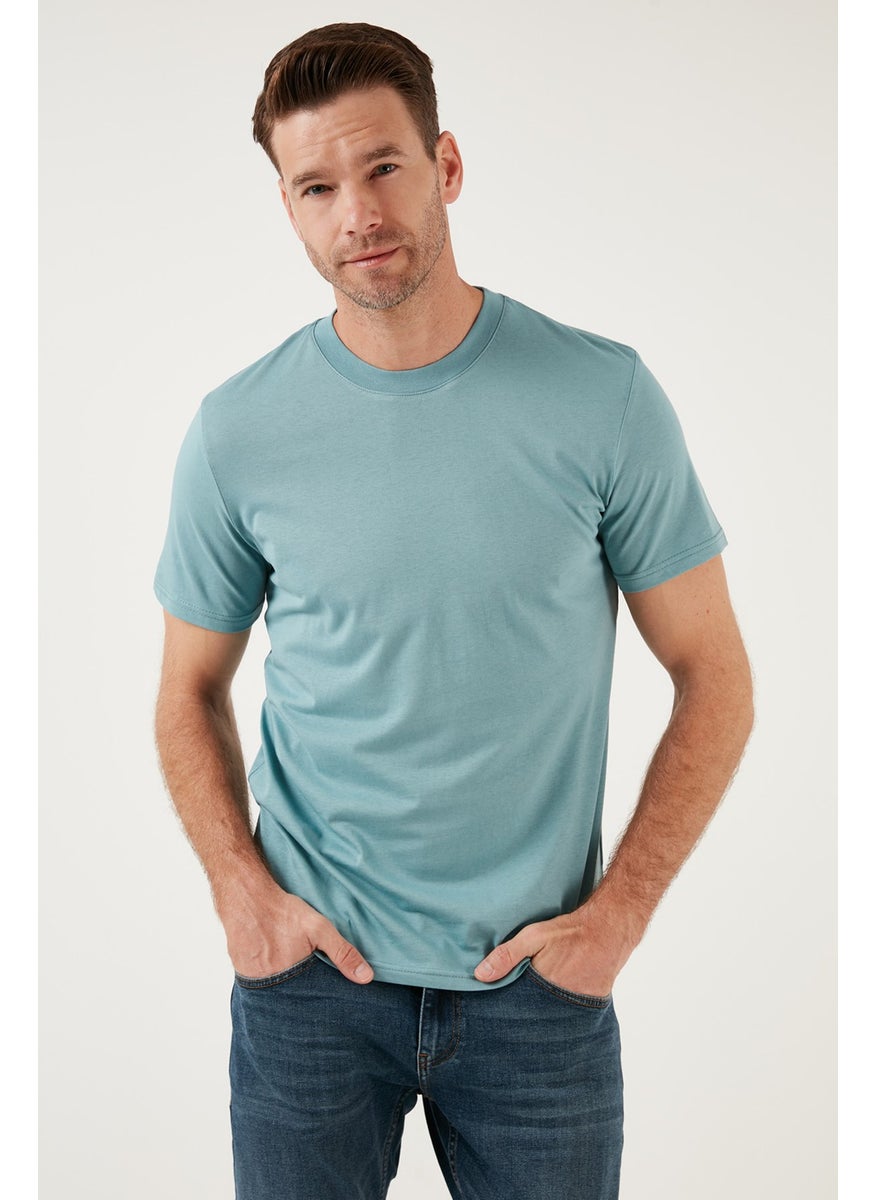 Cotton Regular Fit Crew Neck Basic T Shirt Men's T Shirt 59020201