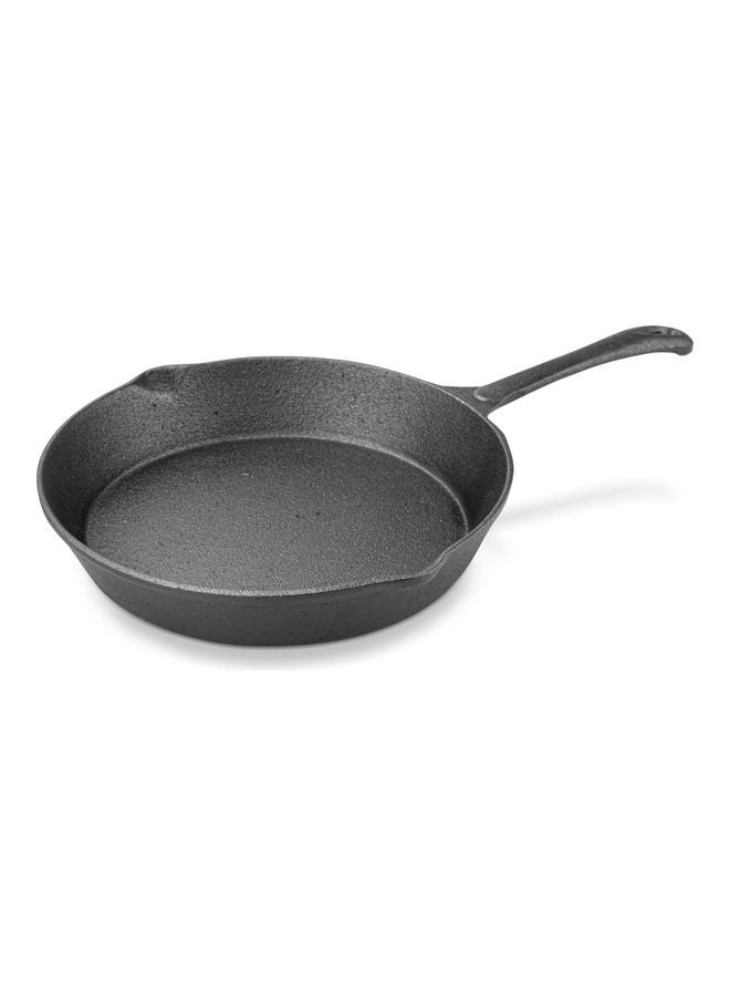 Cast Iron Frying Pan Black 4.6 x 25cm