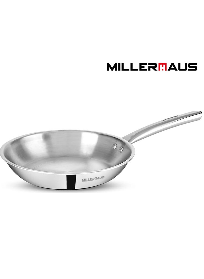 Millerhaus Tri-Ply Frypan 22cm Stainless Steel