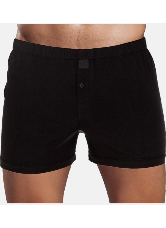 Black Color Jersey Combed/Knitted Boxer