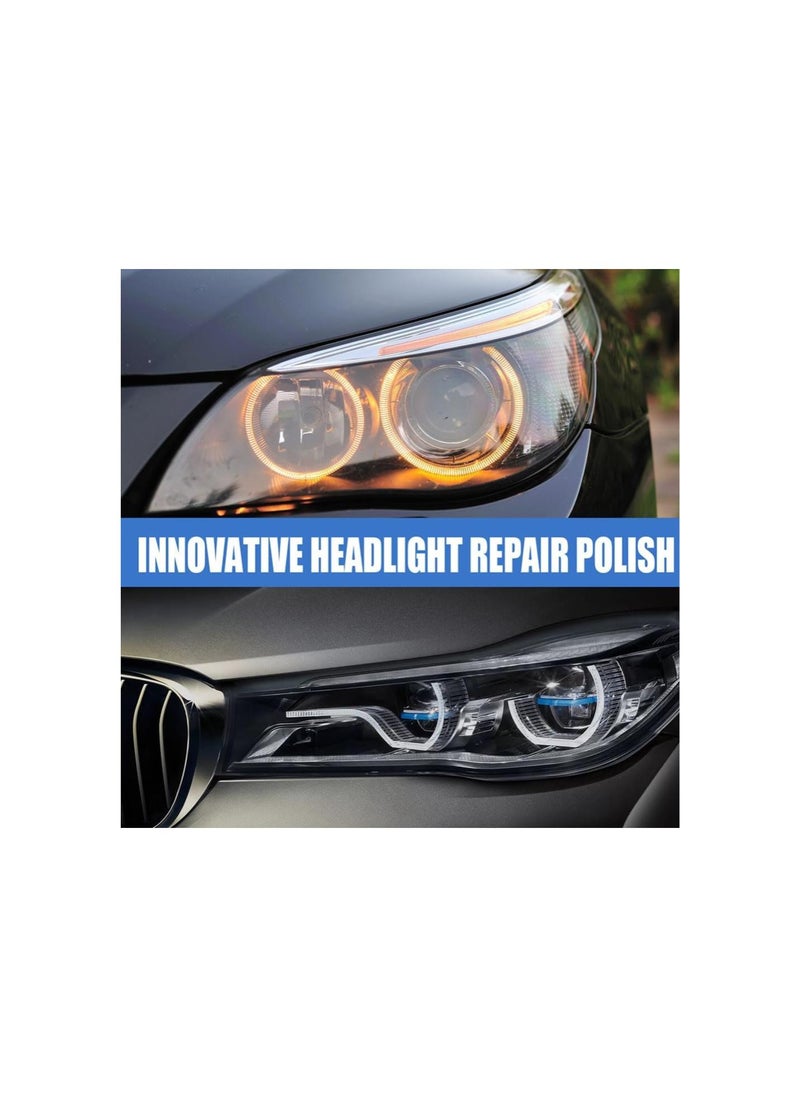 Powerful Advance Headlight Repair Agent, Innovative Headlight Repair Polish, Meguiars Headlight Coating, Car Headlight Repair Fluid, Car Headlight Restoration Kit (30ml, 6pcs)