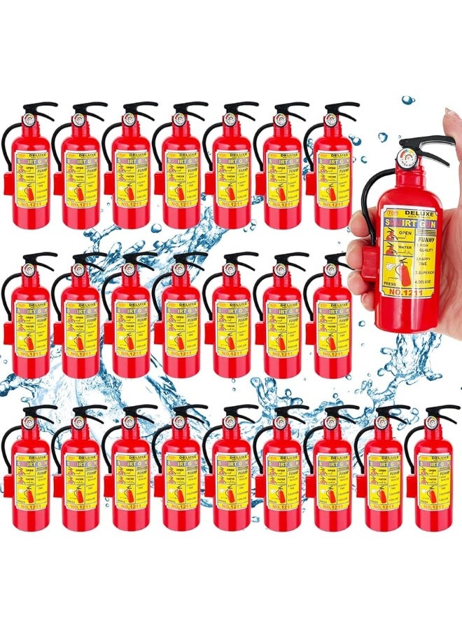 24 Packs Small Water Shooter for Kids,4 Inch Fire Extinguisher Water Blaster Toys,Mini Fire Extinguisher Water Squirt Toys for Swimming Pool Beach Summer Water Fighting Game