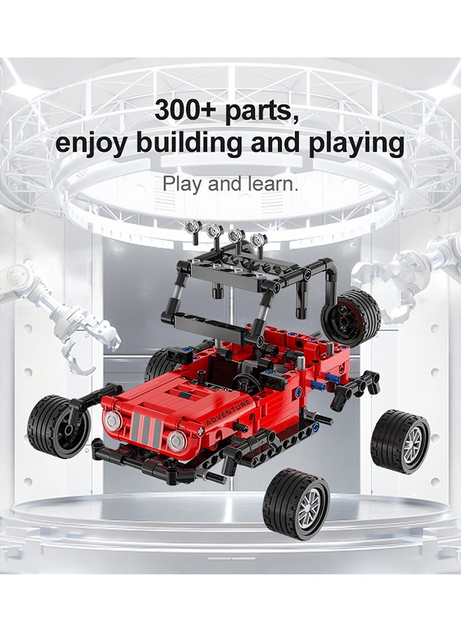 CaDA Toy Building Blocks Blue Smash Off-roader C52029W 390pcs for +6 Years old
