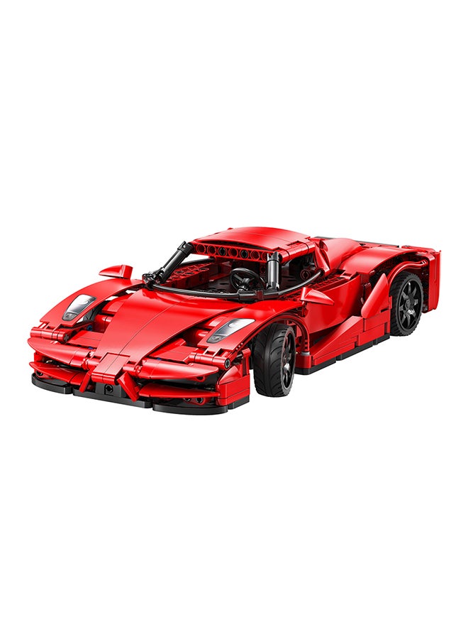 CaDA Remote Control Car Toy Building Blocks 1:14 Red Blade Car (Dual Control) C51304W