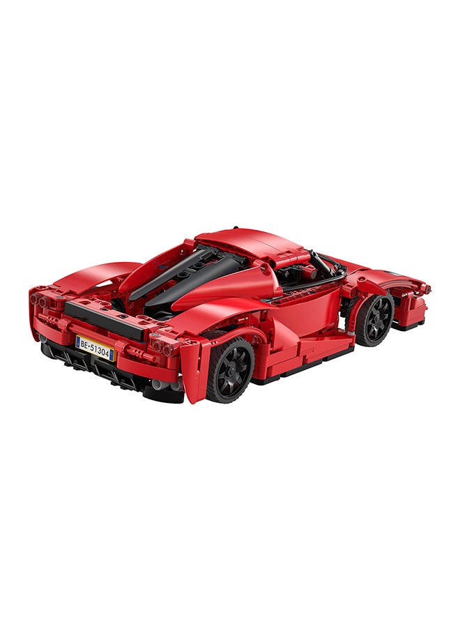 CaDA Remote Control Car Toy Building Blocks 1:14 Red Blade Car (Dual Control) C51304W