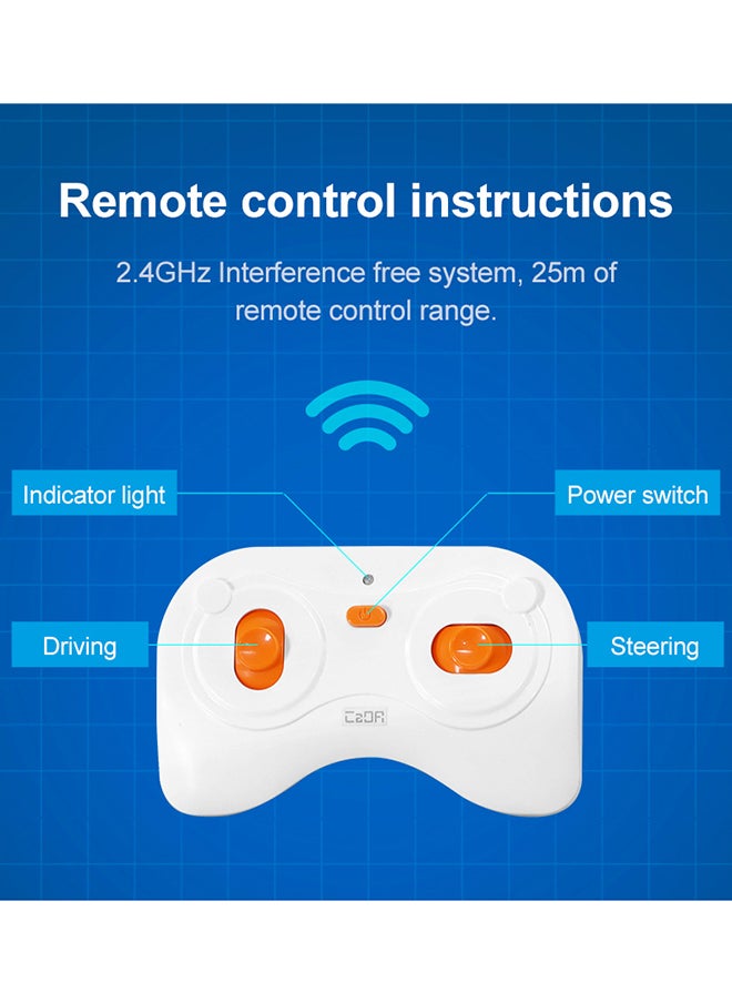 CaDA Remote Control Car Toy Building Blocks Race Car(Dual Control) C51072W