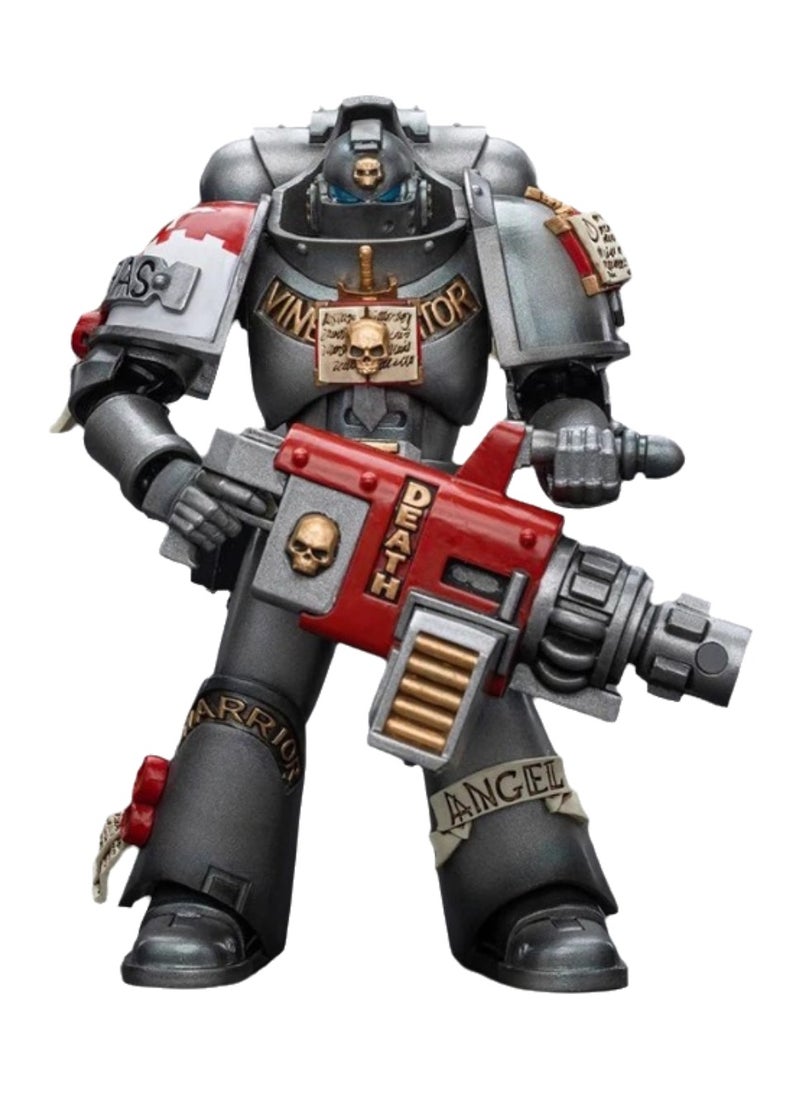 JOYTOY Warhammer 40,000 Action Figures, Assault Squad - Grey Knights with Psycannon, 4.7 Inch 1/18 Warhammer 40K Series Model, Unisex, Adult, New Year Holiday, Birthday Gift, Suitable for Children 15 Years and Over