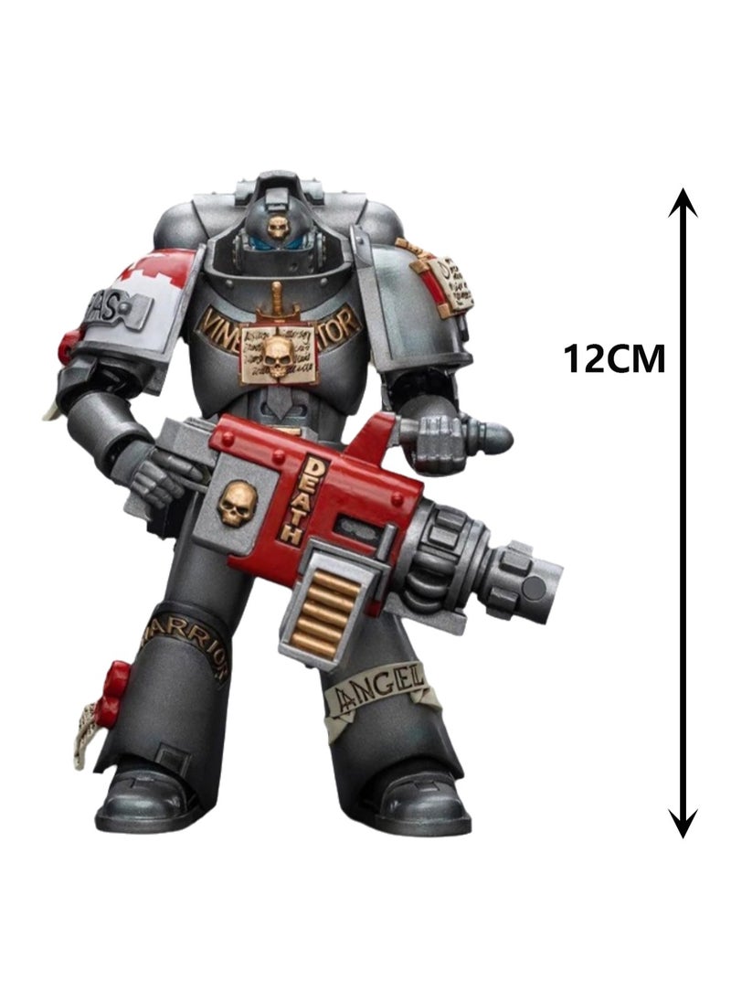 JOYTOY Warhammer 40,000 Action Figures, Assault Squad - Grey Knights with Psycannon, 4.7 Inch 1/18 Warhammer 40K Series Model, Unisex, Adult, New Year Holiday, Birthday Gift, Suitable for Children 15 Years and Over