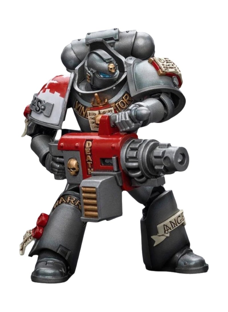 JOYTOY Warhammer 40,000 Action Figures, Assault Squad - Grey Knights with Psycannon, 4.7 Inch 1/18 Warhammer 40K Series Model, Unisex, Adult, New Year Holiday, Birthday Gift, Suitable for Children 15 Years and Over