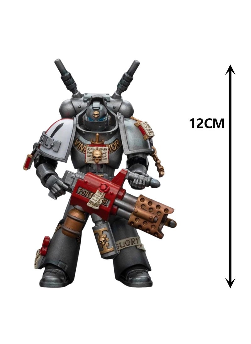 JOYTOY Warhammer 40,000 Action Figures, Interceptor Squad - Interceptor with Incinerator, 4.7 Inch 1/18 Warhammer 40K Series Model, Unisex, Adult, New Year Festival, Birthday Gift, Suitable for Children 15 Years Old and Above