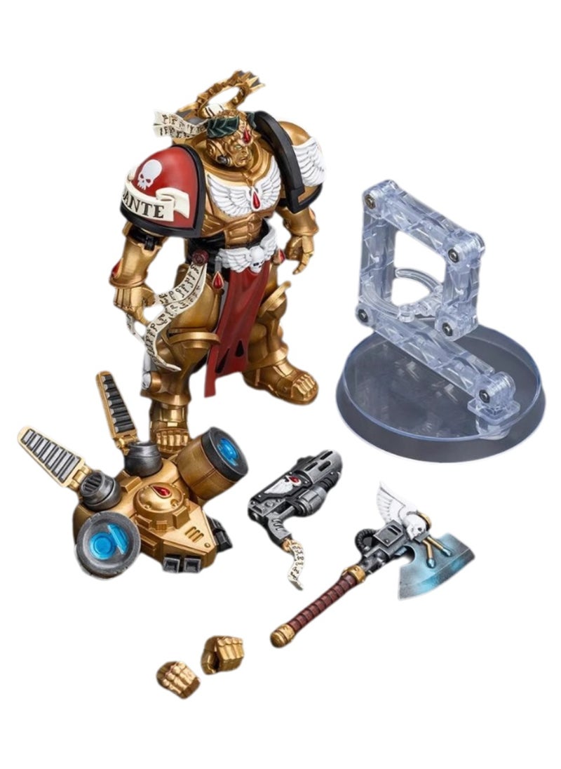 JOYTOY Warhammer 40,000 Action Figure, Holy Emissary Jump Pack Squad - Commander Dante, 4.7 Inch 1/18 Warhammer 40K Series Model, Unisex, Adult, New Year Holiday, Birthday Gift, Suitable for Children 15 Years Old and Above