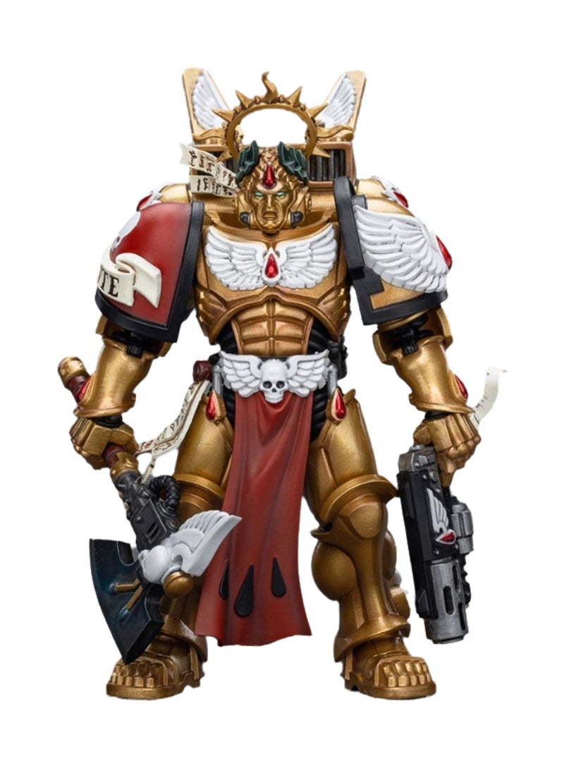 JOYTOY Warhammer 40,000 Action Figure, Holy Emissary Jump Pack Squad - Commander Dante, 4.7 Inch 1/18 Warhammer 40K Series Model, Unisex, Adult, New Year Holiday, Birthday Gift, Suitable for Children 15 Years Old and Above