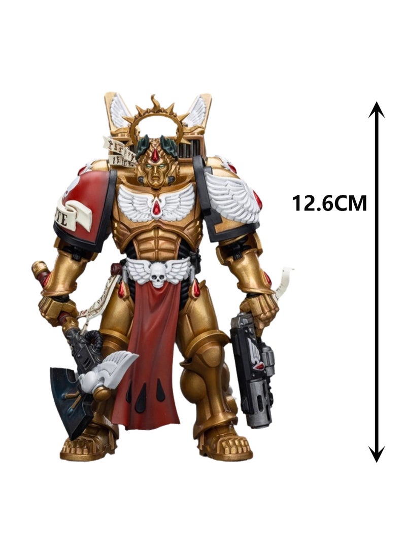 JOYTOY Warhammer 40,000 Action Figure, Holy Emissary Jump Pack Squad - Commander Dante, 4.7 Inch 1/18 Warhammer 40K Series Model, Unisex, Adult, New Year Holiday, Birthday Gift, Suitable for Children 15 Years Old and Above